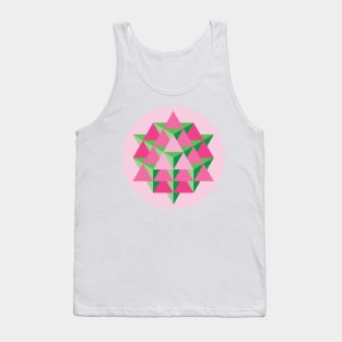 64 Tetrahedron Grid Tank Top